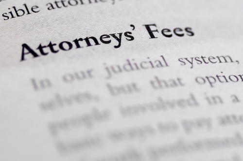 Attorney's Fees Concept