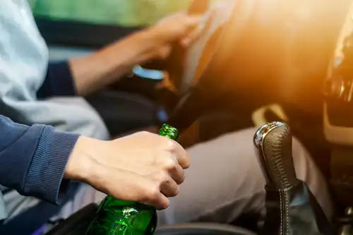 drunk man driving