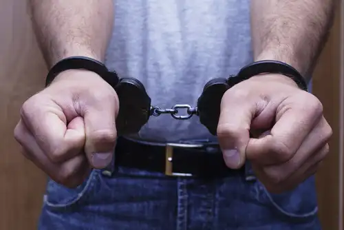Man in handcuffs